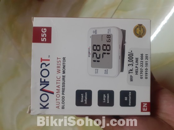 Konfort 55G Wrist Blood Pressure Monitor